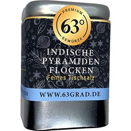 63 Grad Indian Pyramid Flakes Elegant Salt in the Shape of Small Pyramids (75 g)