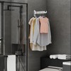 ZUIMENG Wall Clothes Rack, Foldable, 180° Rotating Clothes Hook, Clothes