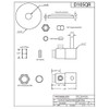 Westbrass D105QR-07 Round Lever 1/4-Turn Angle Stop 1/2" Copper x