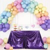 PartyDelight Purple Sequin Tablecloth Sparkly Table Cloth Rectangular 60"x126"