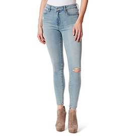 Jessica Simpson Women's Adored Curvy High Rise Skinny Jean, Sunny - Slight Destruction, 31
