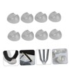 TEHAUX 8Pcs Transparent Non Slip Furniture Feet Protectors for Tables