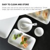 6 Pcs Rectangular Serving Plates - 7.48” X 4.72” Sushi,
