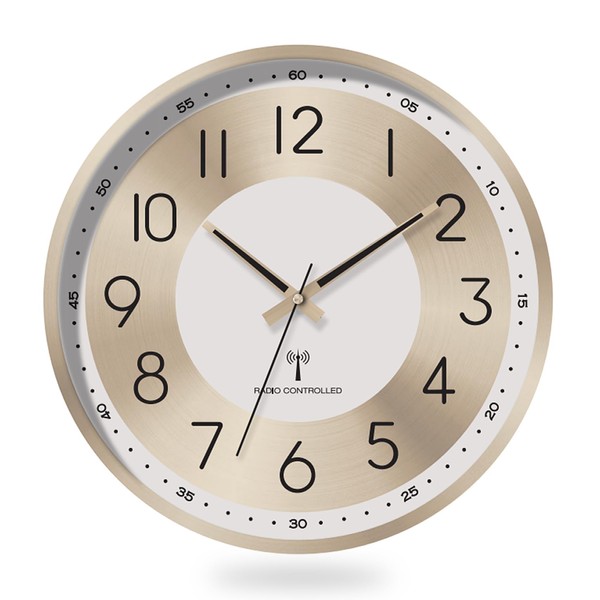 Aurowit Atomic Analog Wall Clock 14 Inch Battery Operated Wall