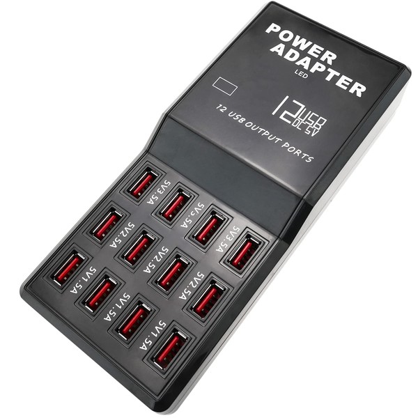 BeMatik Power Strip USB A Socket 5 V DC 12