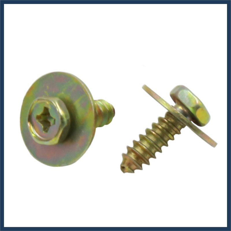 INFINAUTO 10pcs 6 x 21.5mm Stainless Steel Screw for Car