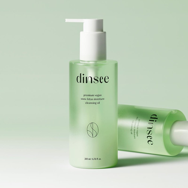 DINCI [유한양행/공식] 딘시 프리미엄 비건 눈연꽃 히알루론산 수분 클렌징 오일