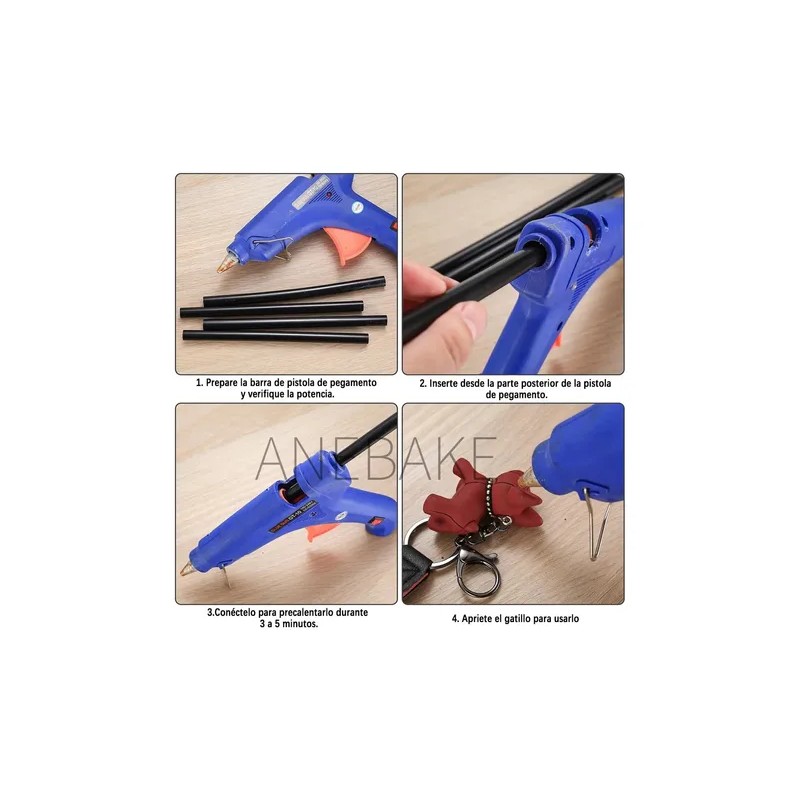 Anebake 15pzs Keratina En Barra Queratina Premium Para Extensiones,marrón