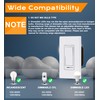 [10 Pack] Cloudy Bay 3-Way/Single Pole Dimmer Electrical Light Switch