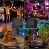MIKK 2 Pack Solar Rock Speakers Outdoor Waterproof Patio with
