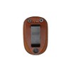 Aker Leather 590 Porta credencial federal con clip, color marrón