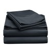 MOONLIGHT20015 Single Duvet Cover - Charcoal Solid Soft Single Bedding