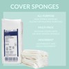 Curity Cover Sponges, 100/Pack, 3”x3”, Non-Sterile, Absorbent, Latex Free, All-Purpose