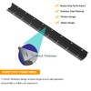 2 Piece 2” x 18” Stainless Steel Piano Hinge Black,
