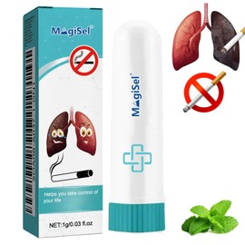 Nasal Stick, Nasenreinigungs-Stift, Hilfsatemschutzgerät, Natürlicher Kräuter-Nasenpflegestift, Tragbarer Nasenpflegestift, Stressabbau und Atemübung, Schnelle Linderung bei verstopfter Nase.