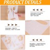 JarThenaAMCS 12Pcs Large Spring Wildflower Stencils Reusable Floral Plastic Drawing