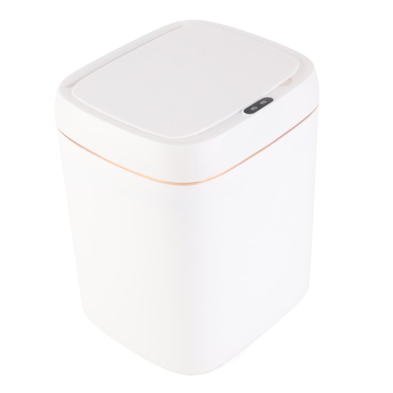 Automatic Touchless Motion Sensor Trash Can 11L Plastic Rectangular Garbage