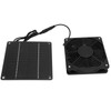 Solar Fan Effective Cooling Safety Protection Easily Install 3W 43.4CFM