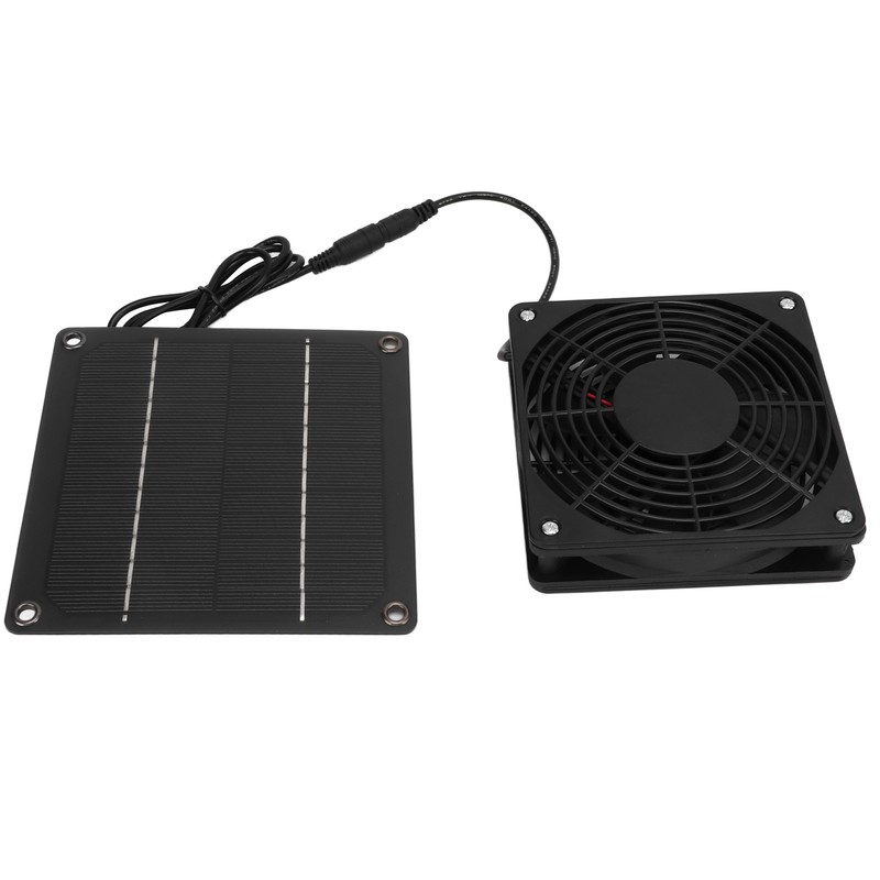 Solar Fan Effective Cooling Safety Protection Easily Install 3W 43.4CFM