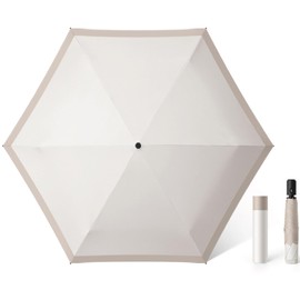 KIMOC Sun Umbrella, UV Protection, 100% Light Shade, Ultra Lightweight, For Both Sun and Rain, JIS Certified, 100% UV Protection, Full Light Blocking, Heat Blocking, One-Touch, Automatic Opening