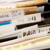 Jovitec 120 Sets Hanging Folder Tabs and Inserts Clear Plastic