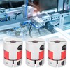 3Pcs Flexible Coupler Aluminum Alloy Ball Screw Coupling Kit Motor