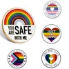 5pcs Pride Pins For Women Men Rainbow Enamel Brooch For