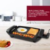 Elite Gourmet EGR-2722B Electric 10.5" x 8.5" Griddle, Cool-touch Handles