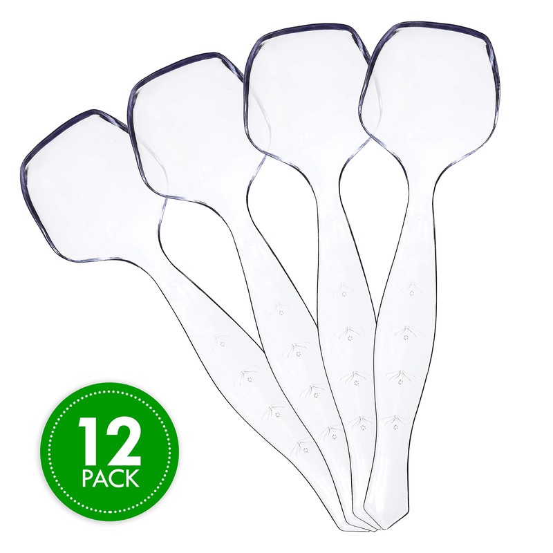 Plasticpro Disposable Plastic Serving Spoons Durable Heavy Duty Premium Serving