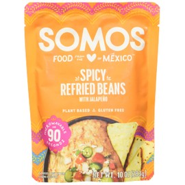 SOMOS Spicy Refried Beans, 10 OZ