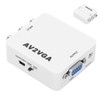 For AV to VGA Conveter Portable 1920x1080 HD AV2VGA Video