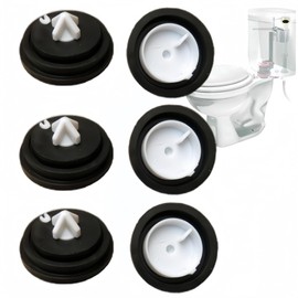6Pcs Replacement Rubber Ball Valve Washers,Toilet Diaphragm Washer,Float Valve Rubber Seals for Toilet Replace,Durable Toilet Flush Valve Seal,Toilet Seat Washers for Old Style Cistern Valves