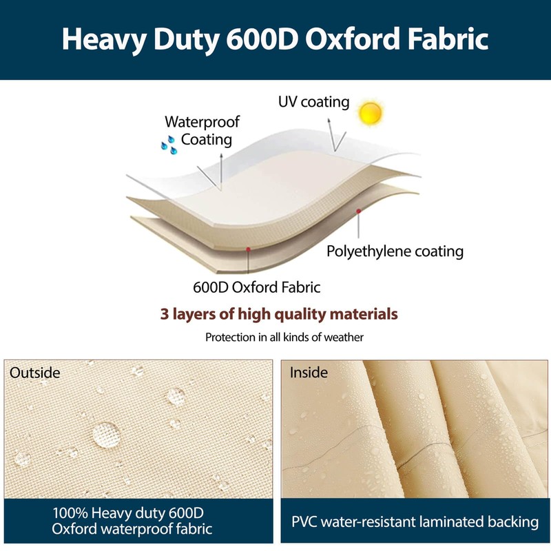 Westblue Air Conditioner Cover for Outside Units-Heavy Duty 600D AC