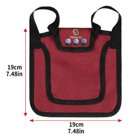 ZAfOSIN 4 Pieces Premium Chicken Saddle with Adjustable Strap,Poultry Saver，Feather Protector for Back and Sides,Outdoor Hen Apron