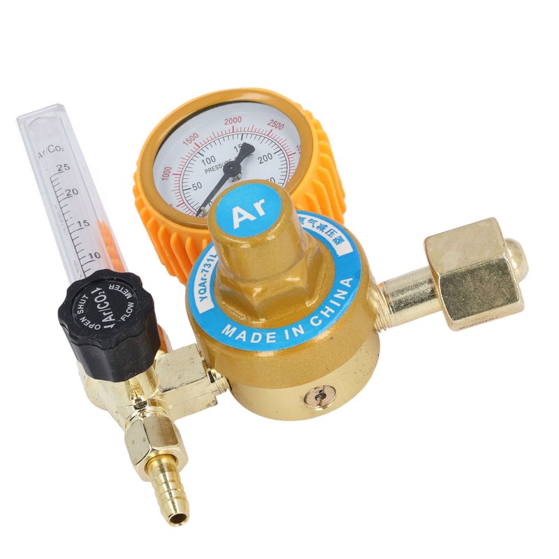 Argon Gas Regulator 0 To 3500psi Aluminum Alloy TIG Flow