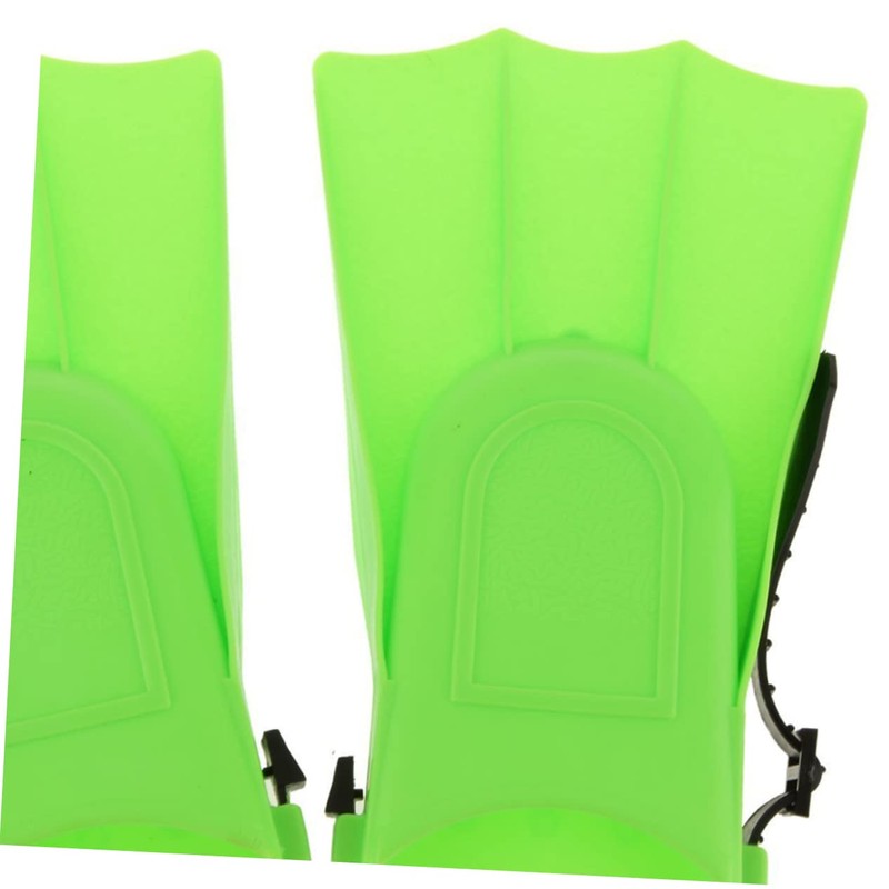 CORHAD Swimming Training Fliers Snorkeling Fins Green Adjustable Flippers for