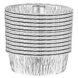 Nicole Fantini Heavy Duty Reusable Eco-Friendly Aluminum Foil Angel Tube Pan 8" X 8" X 2.5" (10)