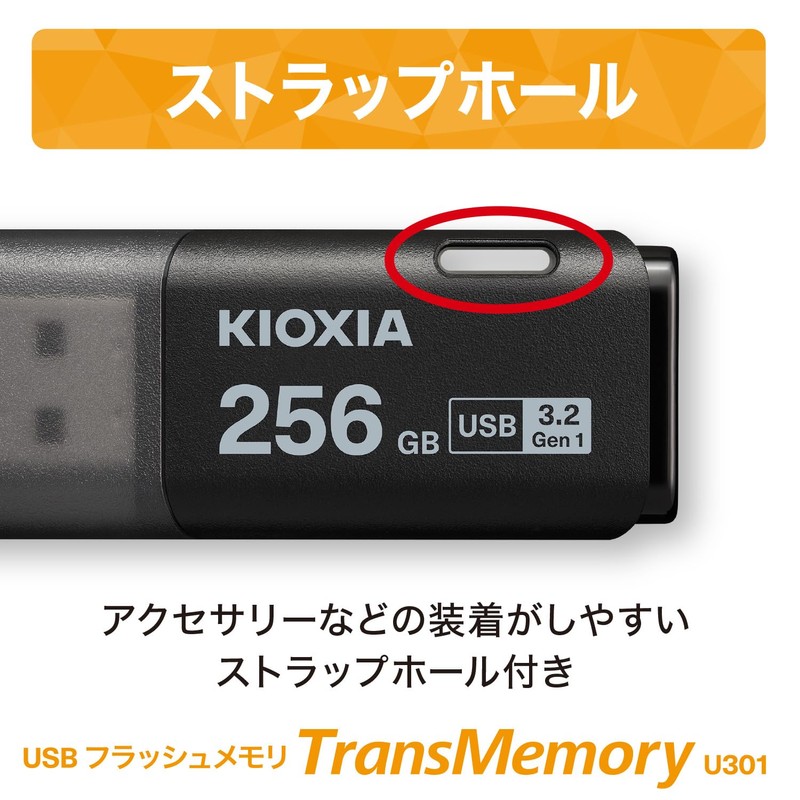 KIOXIA (キオクシア) [Made in Japan] USB Flash Memory 256GB USB