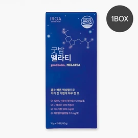 Iroa Good Night Melati (10g x 15 packets) - 1 Box / 이로아 굿밤 멜라티 (10g*15포)-1박스