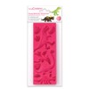 ScrapCooking 3449 Dinosaurier-Backform Silikon Rosa 21,7 x 9,5 x 0,8