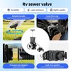 3 Inch RV Sewer Gate Valve, Leakproof & Durable Waste