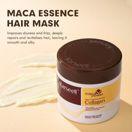 Karseell Collagen Hair Care Deep Moisturizing Mask + Argan Oil Treatment Set for All Hair Types 16.9 fl oz + 1.69 fl oz