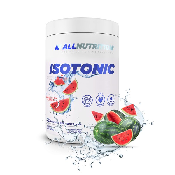 ALLNUTRITION Isotonic Isotonic Drink Powder 700 g per Container Sports Drink Electrolytes Magnesium Sodium Potassium Vitamins Dietary Supplement (Watermelon)
