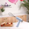 USB Charging Cordless Egg Whisk Adjustable Stainless Steel Electric Hand