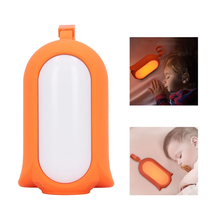 Baby Soother Sound Light Machine Voice Control Eye Caring Warm