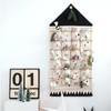 Christmas 24 Day Advent Calendar with Pockets Wall Hanging Bag