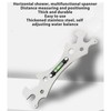 Universal Multifunctional Bathroom Key, Special Key with Spirit Level, Sanitary