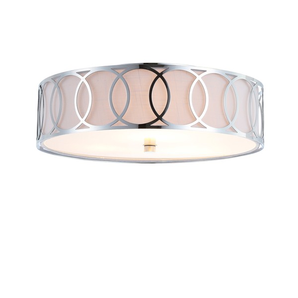 JONATHAN Y JYL3503B Elizabeth 13.25" Metal LED Flush Mount, Contemporary,Transitional Dimmable, 2700K Cozy Warm Light, for Kitchen,Hallway,Bathroom,Stairwell, Modern, Oil Rubbed Bronze