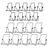 18 Pack Adjustable Easel Stand, 2 size Wire Foldable Book