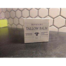 FRANDORA Beef Tallow and Honey Balm for Skin, All-Natural Moisturizer Face 2 Oz